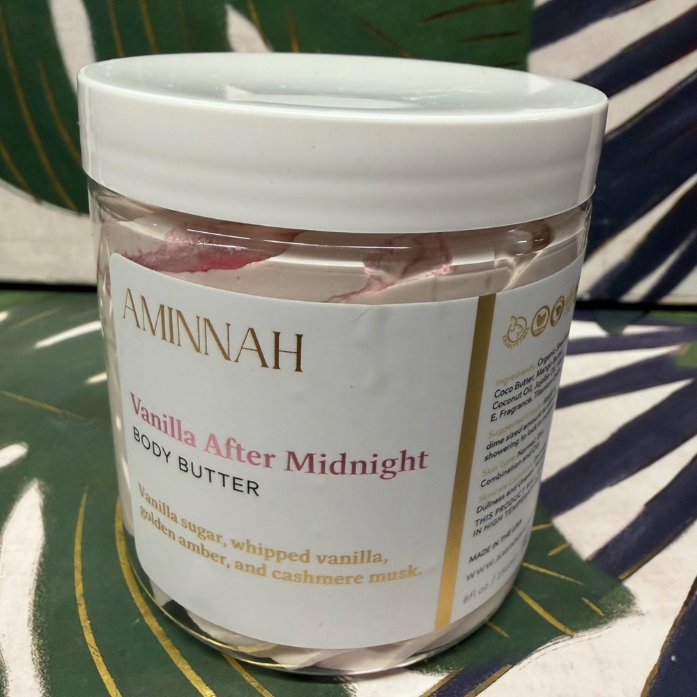 Aminnah Vanilla After Midnight Body Butter nwt
